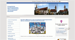 Desktop Screenshot of ev-kirche-weil.de