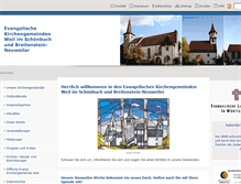 Tablet Screenshot of ev-kirche-weil.de